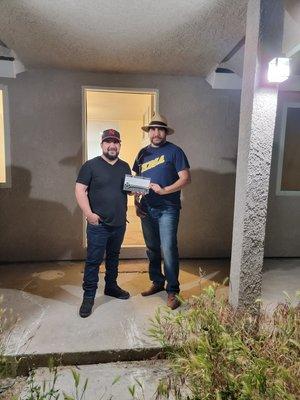 The Urena Family moving into their new, fully remodeled home. The perfect fit for their small family.