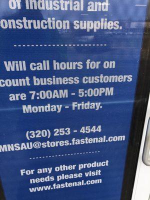 Business hours