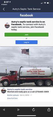 Autry's Septic Tank Service