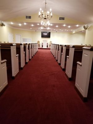 Our family-owned funeral home features a large chapel in which to hold services.