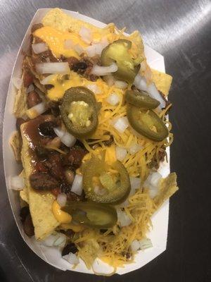 Loaded Chili Nachos