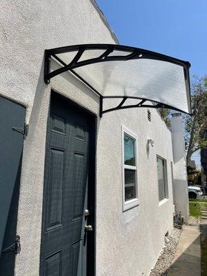 Another view of one awning.