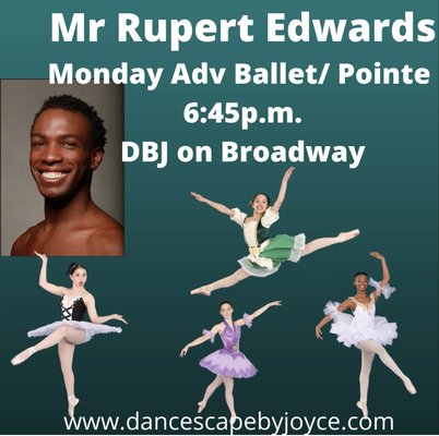 Mr Rupert shares his talents with Dancescape on Monday evenings at Dancescape by Joyce on Broadway.