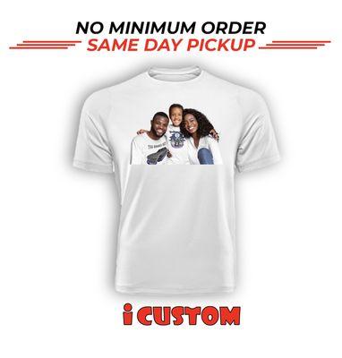 Same Day custom t-shirts