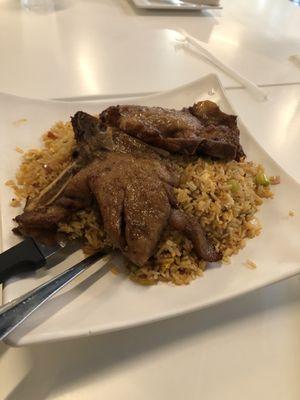 Pork Chop with Spicy Malat Fried Rice