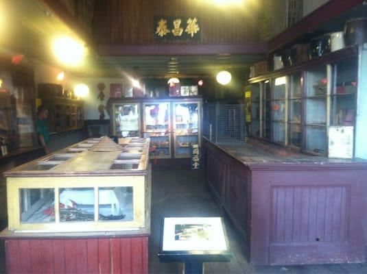 Inside the Wah Chong Tai Co. store, carefully recreated and and documented by the Mai Wah association.  Est. 1899 in Butte, MT