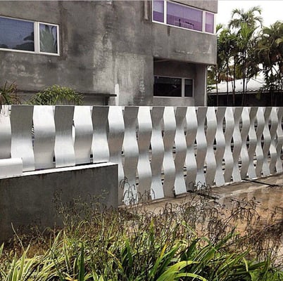 Aluminum Waved Panel Fencing