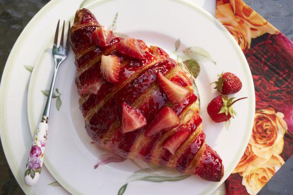 Strawberry Croissant