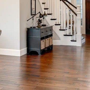 wood flooring in entryway