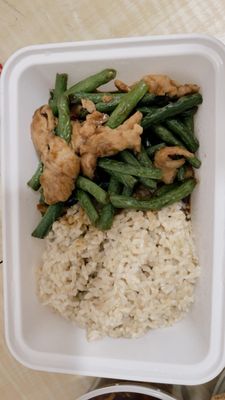 Chicken with string bean