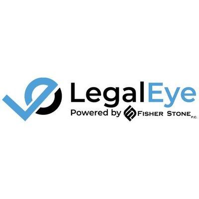 LegalEye logo powered by Fisher Stone