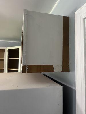 Kitchen cabinets messed up