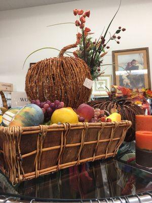 The Fall displays at the Bargain Box, the Assistance League of Flintridge thrift shop.