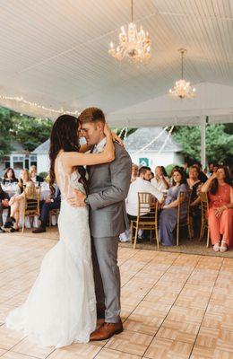 A magical dance for a brand new husband and wife.