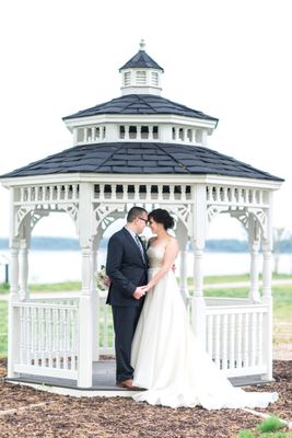 Happy Couple at the Gazebo