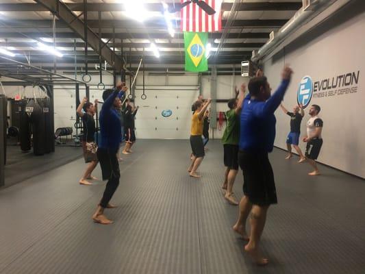 No Gi - Jiu jitsu class