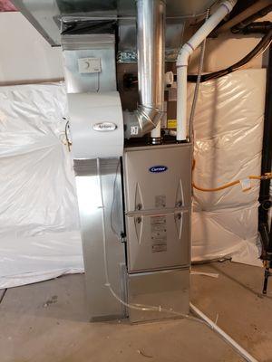 New Furnace and A.C installs with Humidifiers can do high advancesd or steam Humidifiers