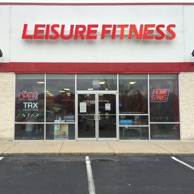 Leisure Fitness in Richmond, VA - check out our new store signage and paint job to match!