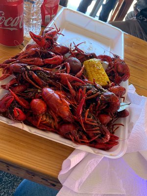 3 lbs spicy garlic crawfish