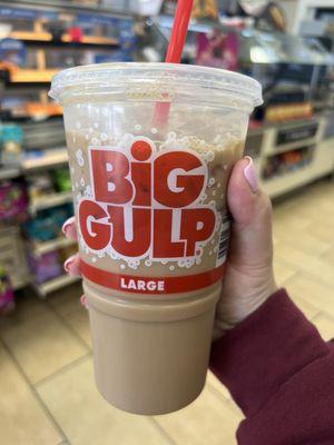 this was their smallest size for iced coffee. huge!