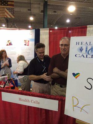 Our Therapist Steve, helping with Vestibular Balance Screenings at the Berks County Senior Expo.