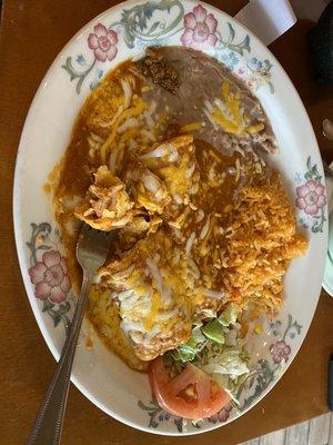 Lunch enchiladas