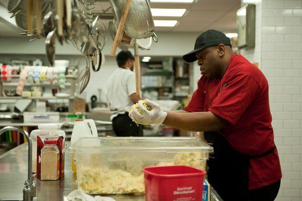 The Neighborhood House serves 350,000 meals annually to clients throughout our programs.