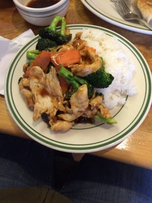 Chicken with broccoli