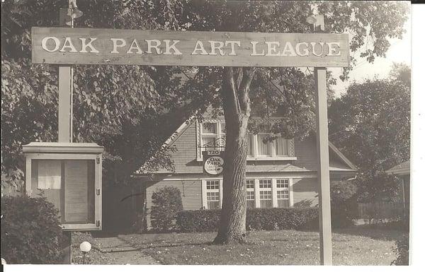 Archive photo of the Art League from the 60's