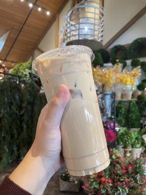 Large iced chai latte