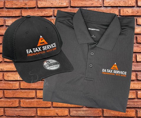 Personalized Ball Cap and Polo Shirt