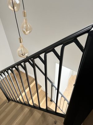 2 sets of stair rails