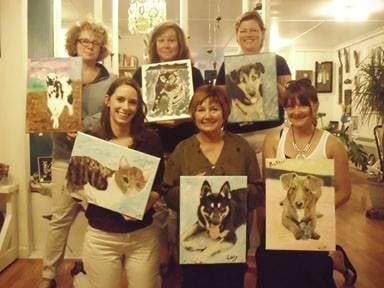 Works of Arf! Paint your pet and help shelter pets.