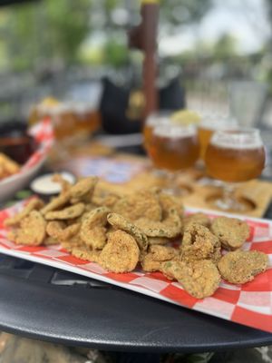 Fried buttermilk pickles