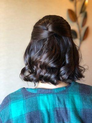 Bridesmaid hair by Kaitlin