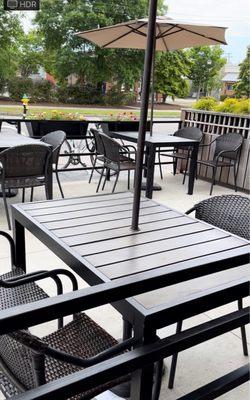 Outdoor seating