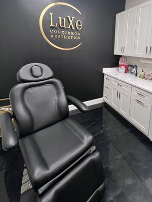 Treatment Room for LuXe Concierge Aesthetics.