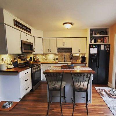 Mantua, NJ  renovated kitchen after.