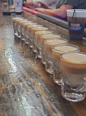 We do shots!