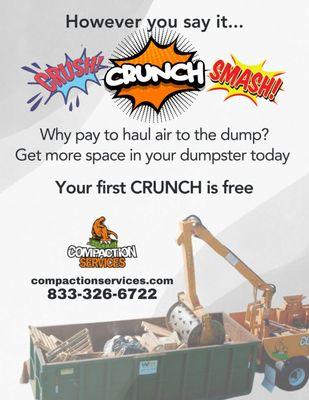 Crunch, smash, crush!