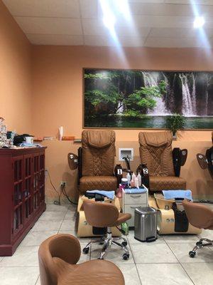 Spa pedicure chairs