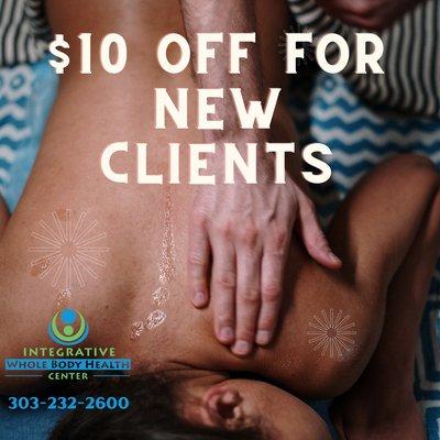 $10 off for new clients