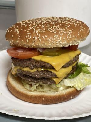 15. Triple Cheese Burger