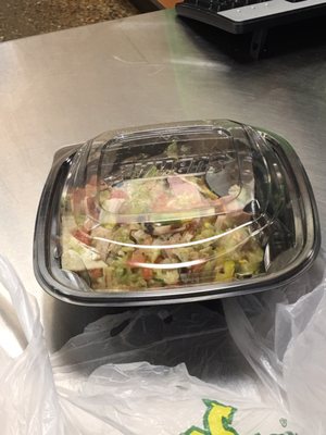 Not your typical Subway Salad