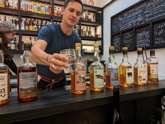 Chichibu Distillery tasting with Chris Lane