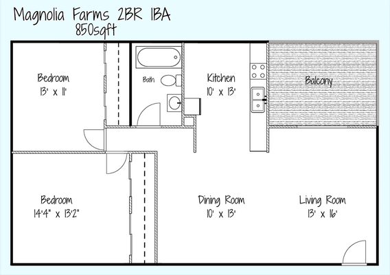 2 bedroom apartment