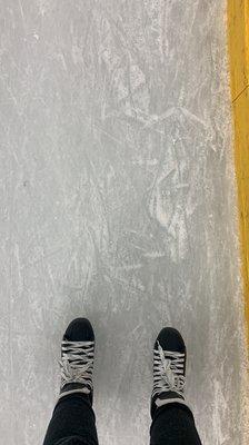 Ever heard of a zamboni? This was at the beginning of public skate.