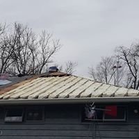 Spray foam under roofing