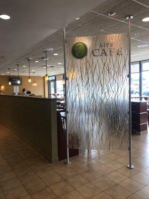 Entrance to the Life Cafe