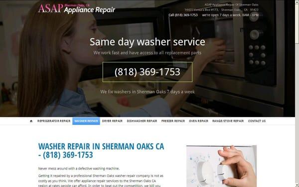 7 Days a Week Expert Technicians Will Fix Your Appliances http://www.appliancerepair-shermanoaksca.com